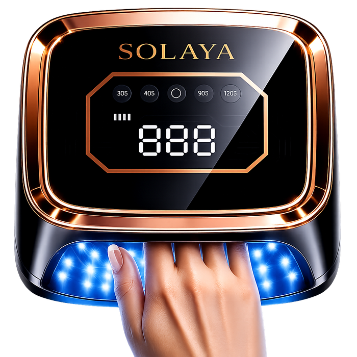 SOLAYA LumiCore™ — Professional 108W UV/LED Nail Lamp for Gel Manicures